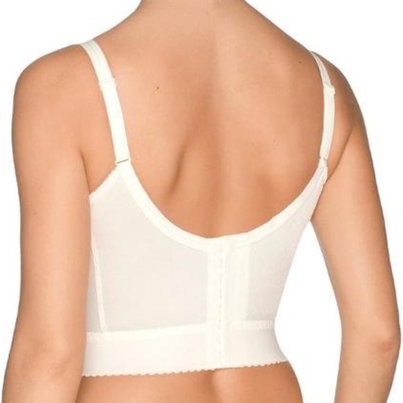 Prima Donna Sambal Longline Soft Cup no wire Bra in White - Picture 5 of 6